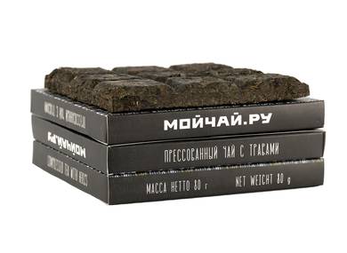 Иван в красном халате Иван-Чай ферментированный резаный лист Да Хун Пао преcсованный 80 г
