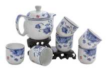 Набор посуды для чайной церемонии из 7 предметов фарфор